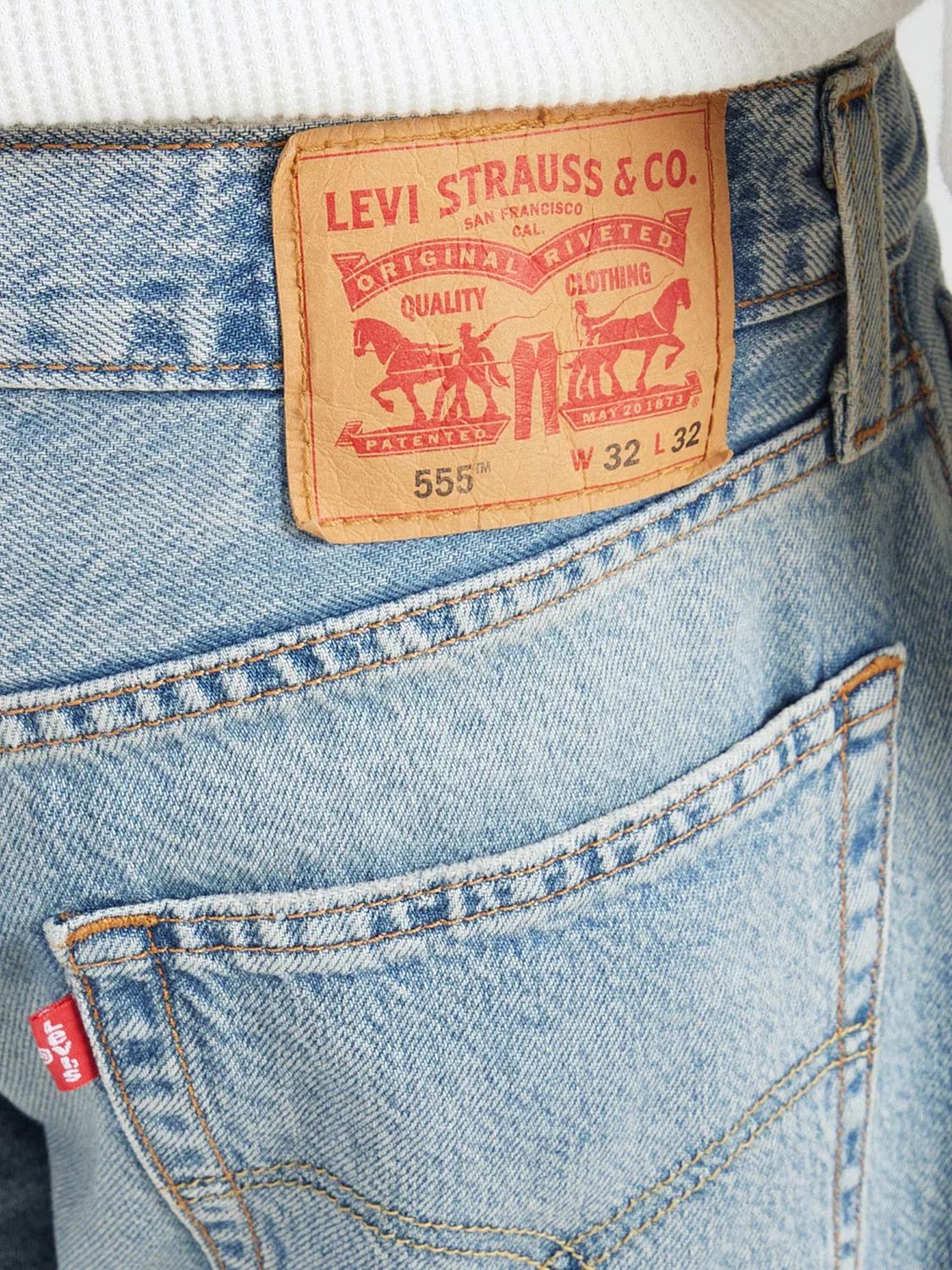 Обычные джинсы '555 RELAXED STRAIGHT' Levi'S , Blue Denim — фото 2