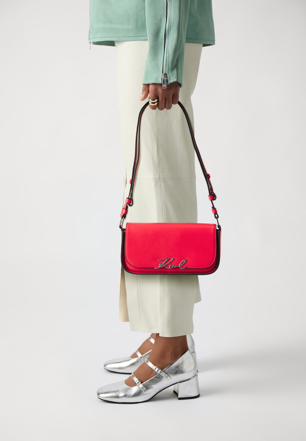 

Сумка через плечо K/SIGNATURE CROSSBODY KARL LAGERFELD, розовый