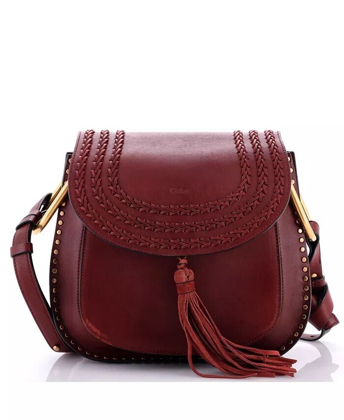 

Сумка Hudson средней длины из кожи Whipstitch Pre-Owned Chloe, красный
