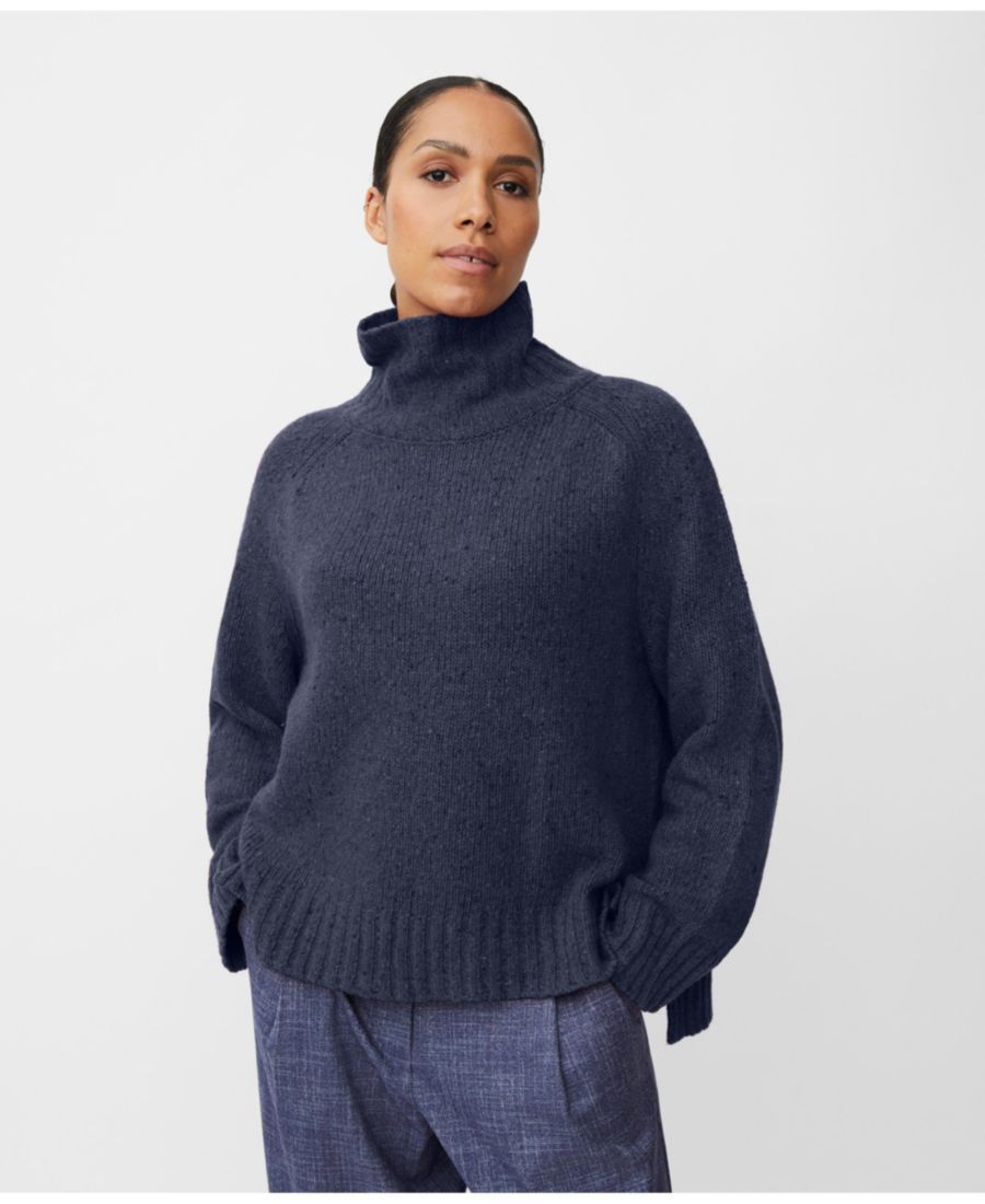 

Женский свитер MaFenoria с высоким воротником Masai Copenhagen, Navy blazer