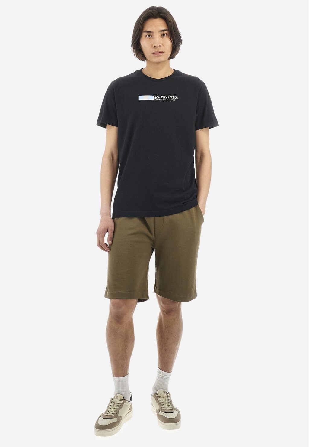 

Футболка с принтом SHORT SLEEVE La Martina, черный