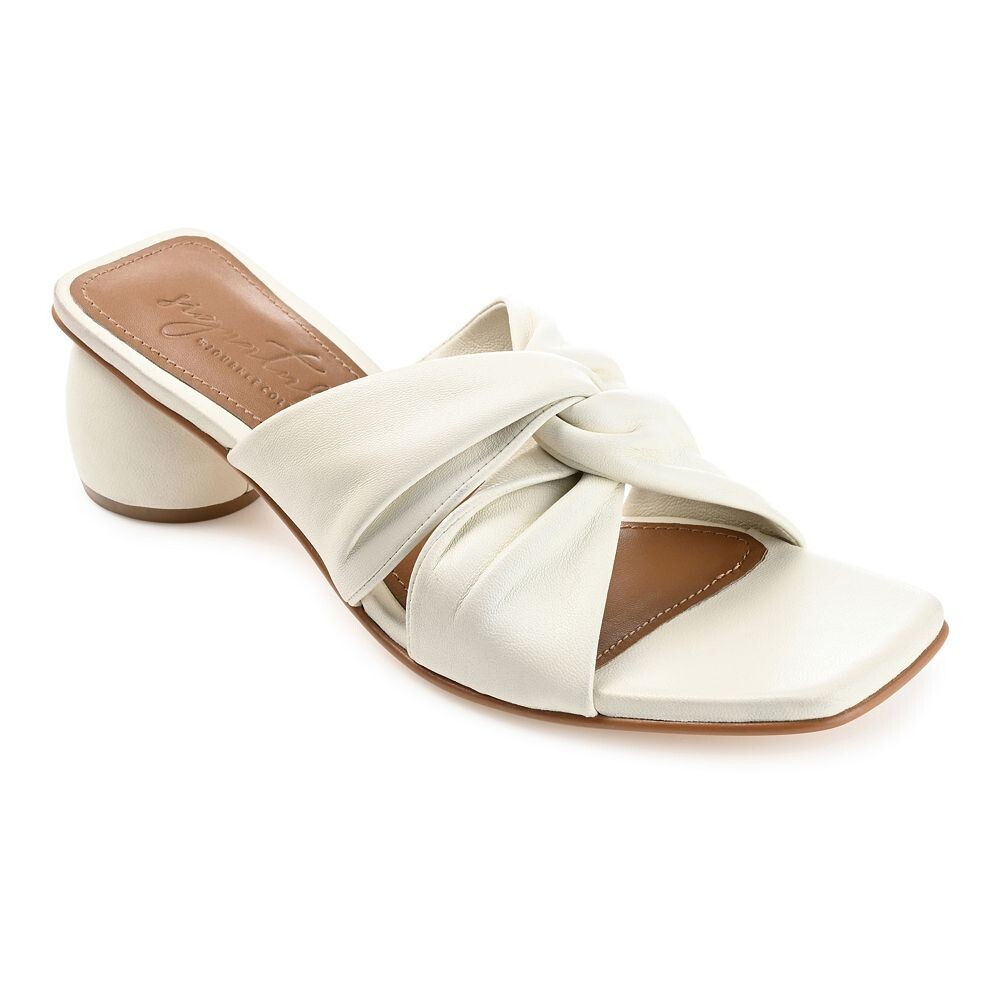 

Женские туфли Journee Signature Tru Comfort из натуральной кожи на каблуке Charlize из пены, цвет Bone