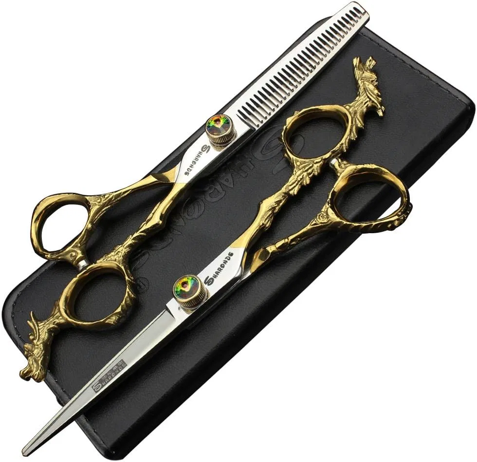 Парикмахерские ножницы 6 дюймов Japan 440C Sharonds, 6-Inch 2 Pieces