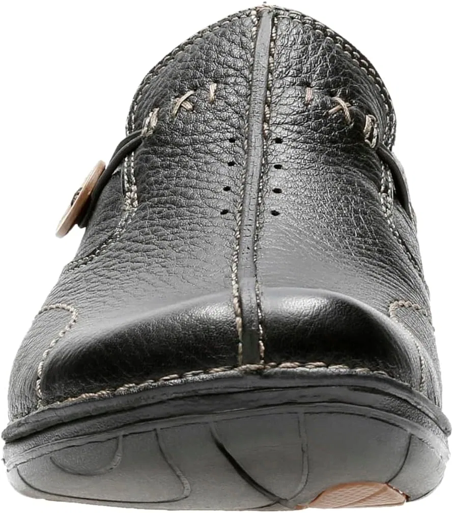 Детские прогулочные туфли Clarks Un.Loop 2, Black — фото 4