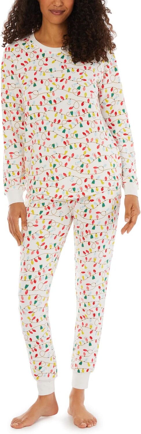 

Длинная пижама с рождественскими огнями Pajamarama, цвет Holiday Lights