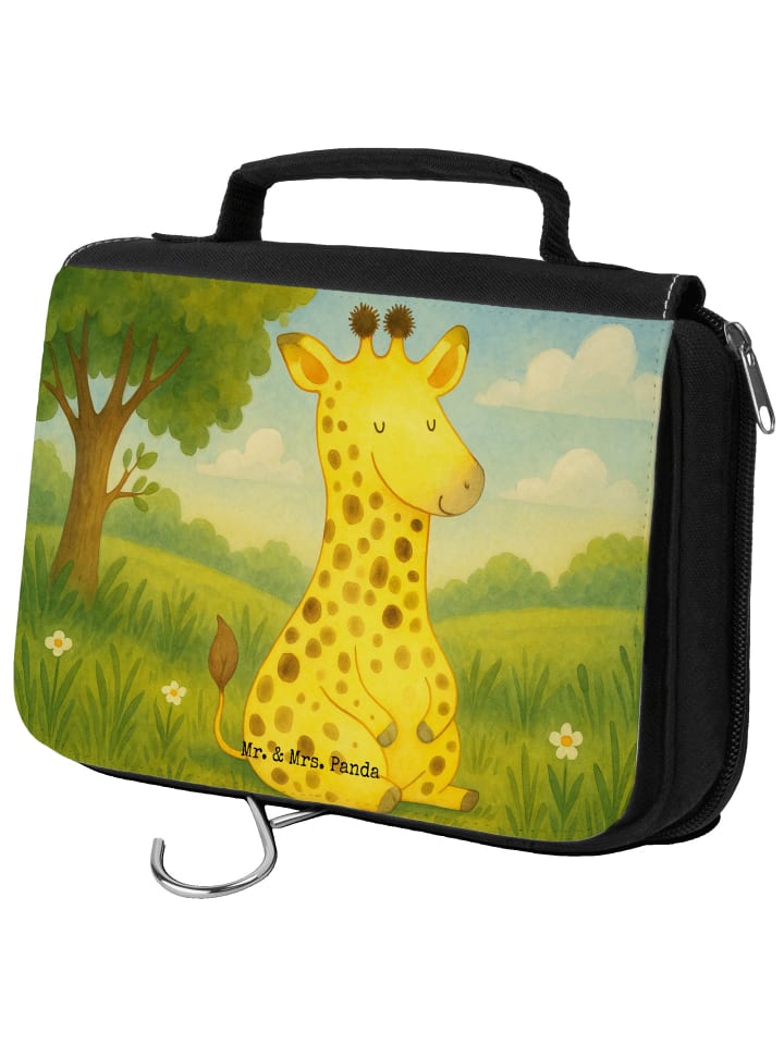 

Mr. & Mrs. Panda Косметичка с изображением жирафа, стильный дизайн без слогана, белого цвета