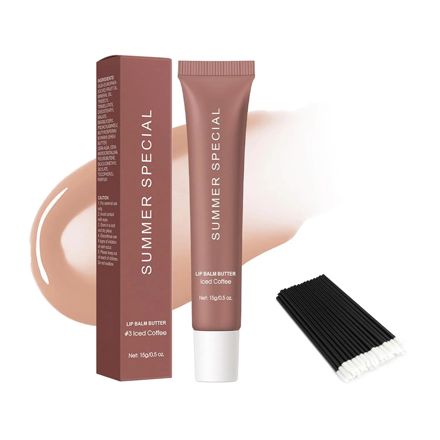 Бальзам для губ Summer Butter Lip Balm «#3 Iced Coffee» Crsetmyth