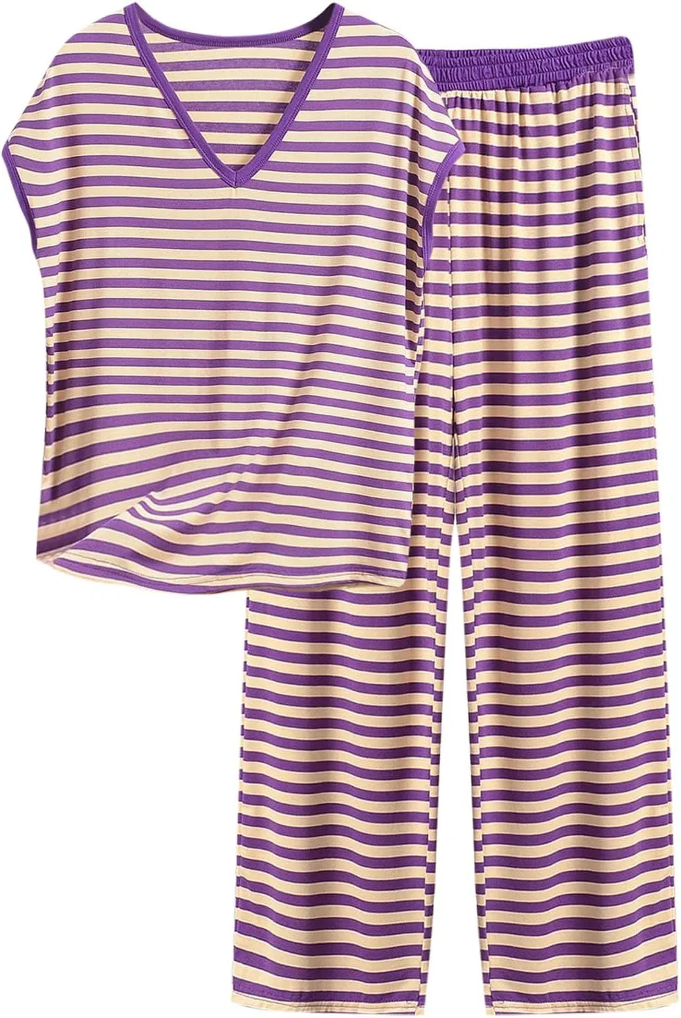 Пижамный комплект, женский, Purple