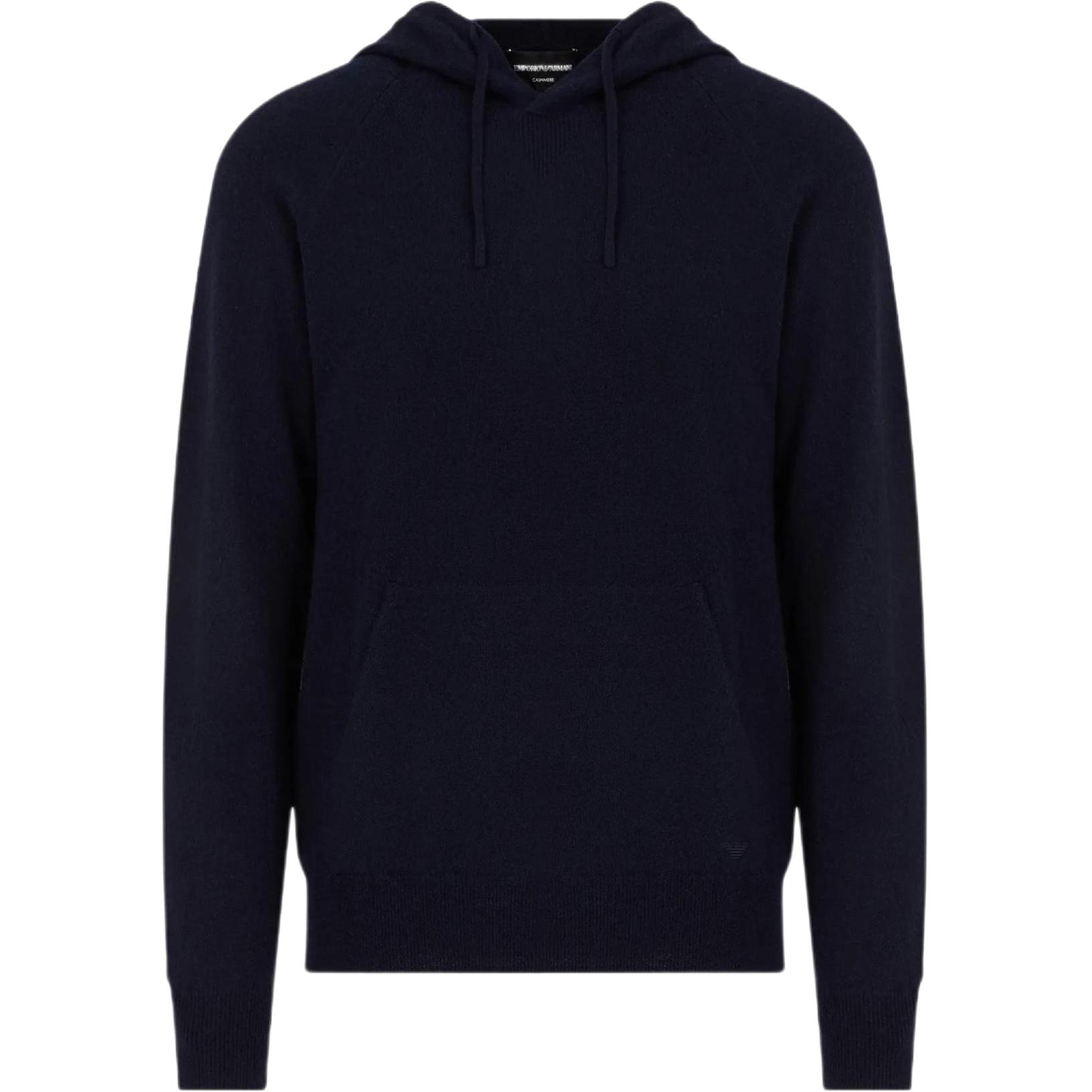 

EMPORIO ARMANI Толстовка FW22 Cashmere мужская navy blue