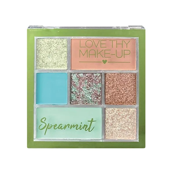 

Палитра оттенков Pressed Pigment Palette Spearmint Love Thy Make-Up, 1 UD