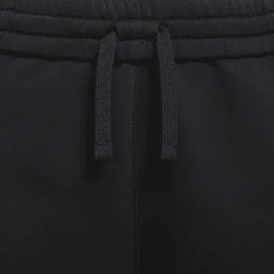 Брюки Nike Sportswear Club Fleece Girls' Wide-Leg Pants, черный/белый — фото 3