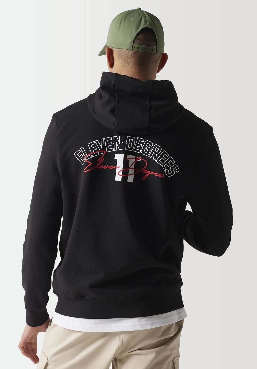 

Толстовка с капюшоном STREETWEAR 11 DEGREES, черный