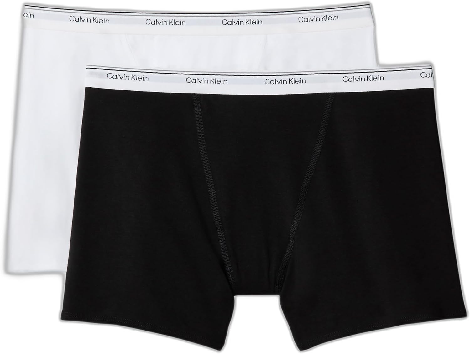 

Женские трусы-боксеры Calvin Klein Balance из эластичного хлопка, 2 пары, White/Black