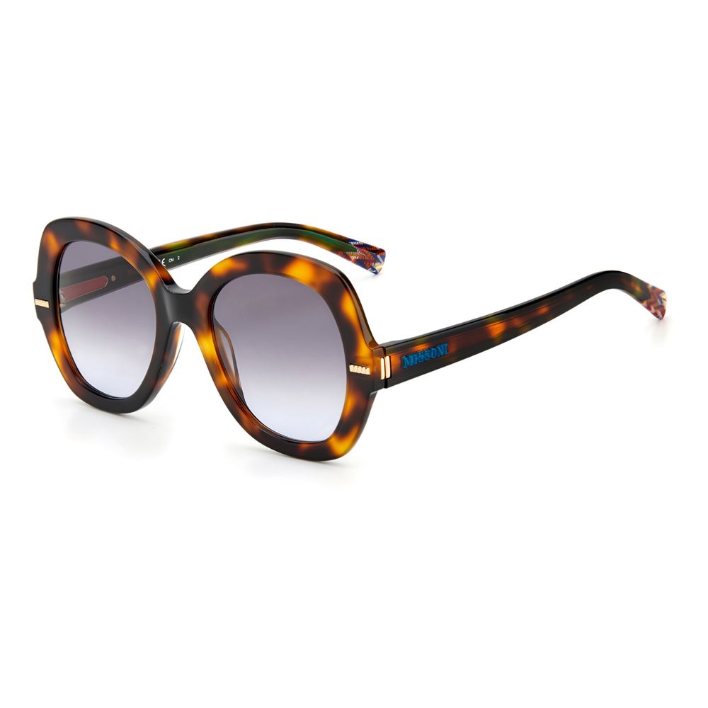 

Коричневые металлические солнцезащитные очки Missoni