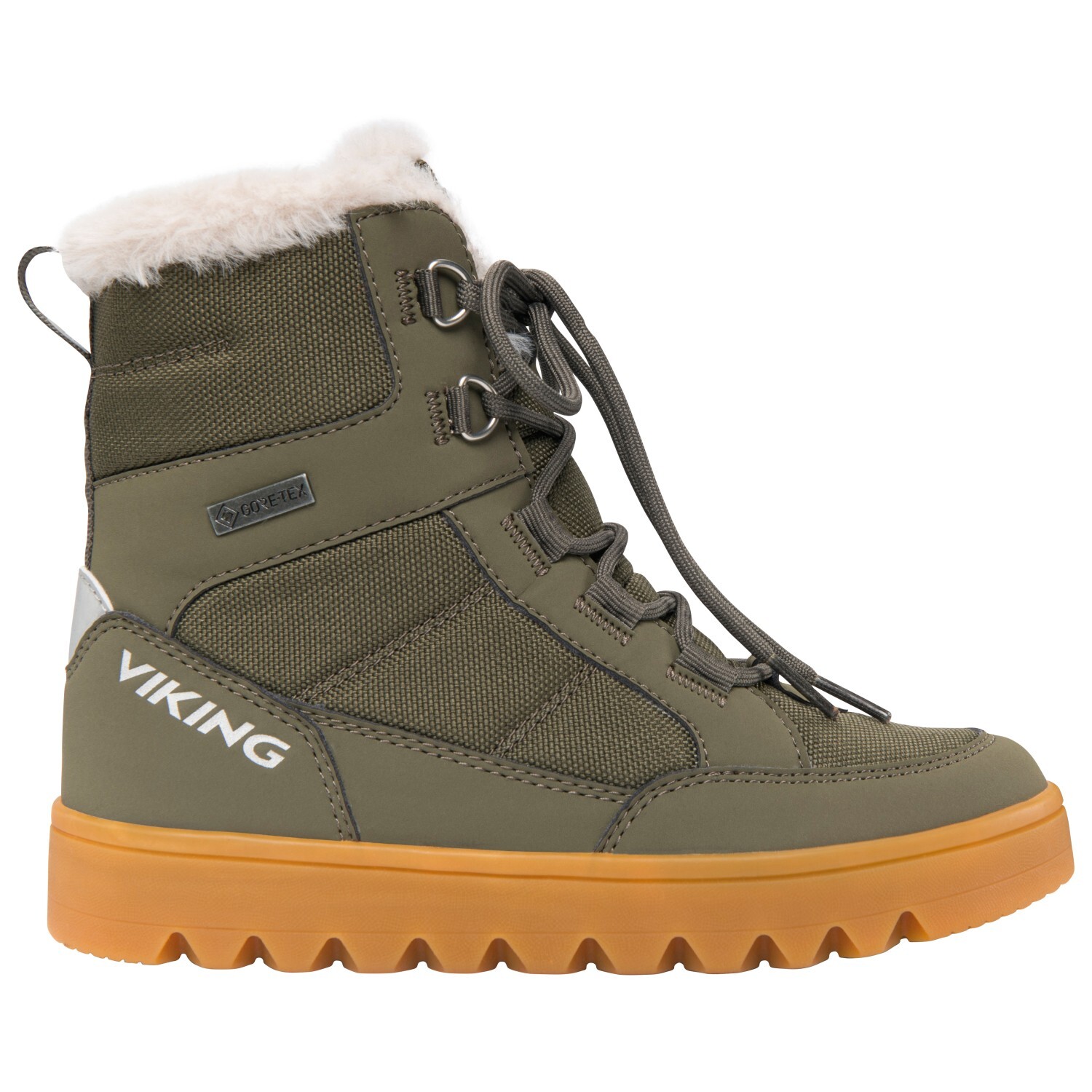 

Зимние ботинки Viking Kid's Fleek Warm GTX Zip, цвет Pine/Olive