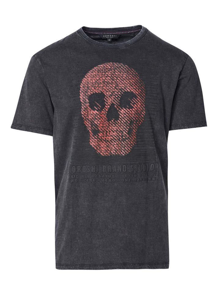 

Футболка с короткими рукавами. Черного цвета. KOROSHI, Черный, Футболка с короткими рукавами. Черного цвета. KOROSHI