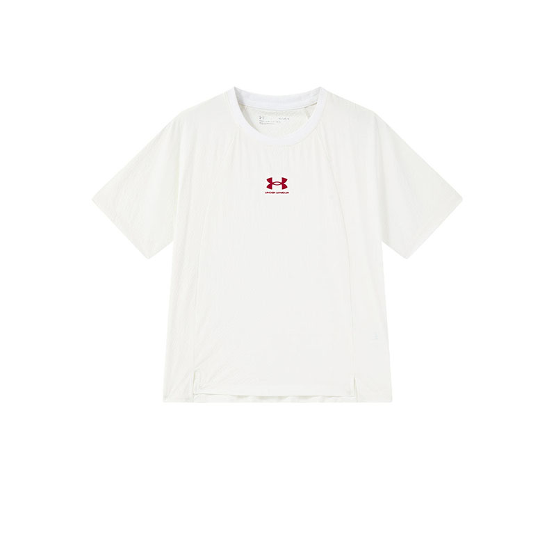 

Under Armour Футболка SS25 белая для подростков