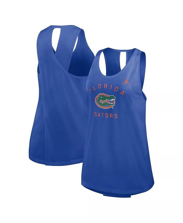 

Женская майка-топ с открытой спиной Royal Florida Gators Primetime Jordan