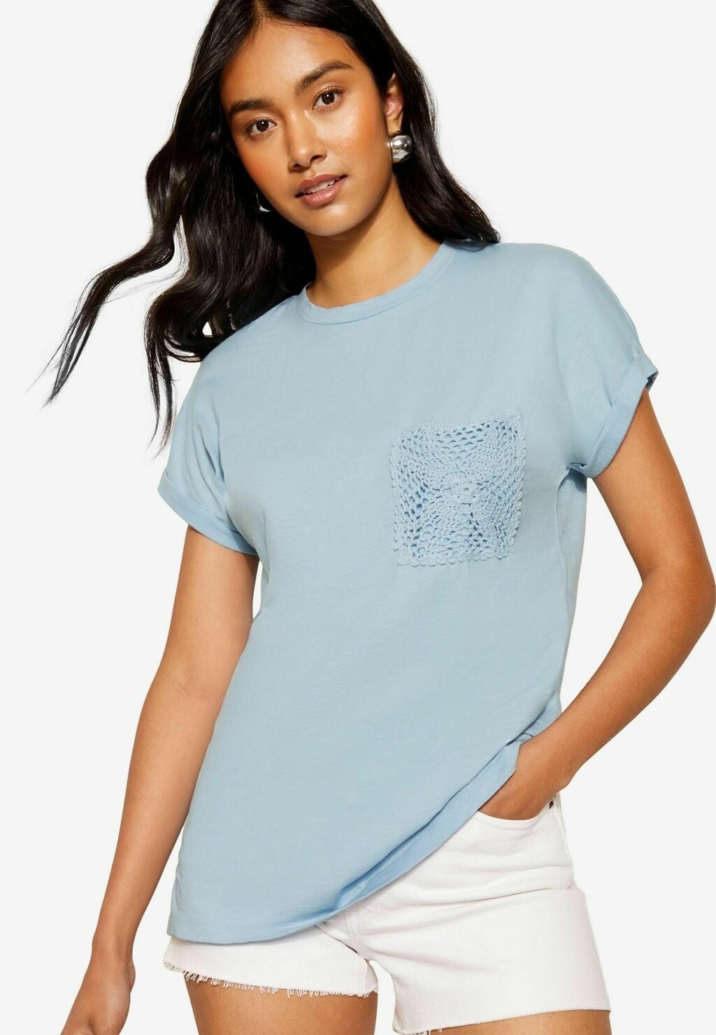 

Футболка с принтом SHORT SLEEVE POCKET REGULAR FIT Friends Like These, синий