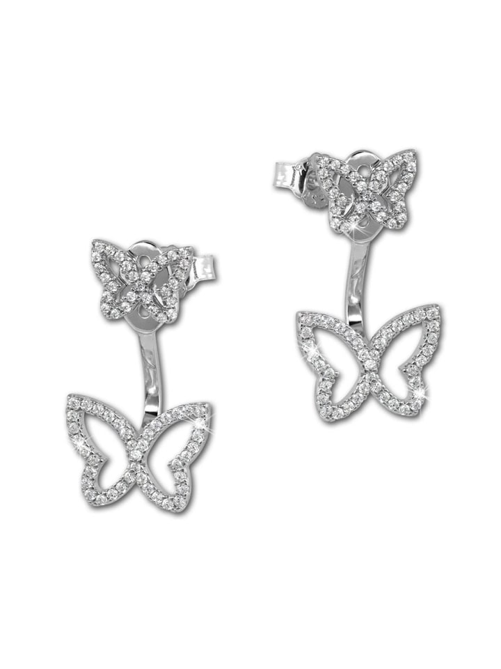 

SilberDream Серьги-каффы из серебра 925 пробы в форме бабочки