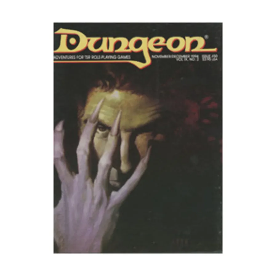 

Журнал #50 "2 AD&D, 1 D&D & 1 Ravenloft Adventure", Dungeon Magazine #01 - #50