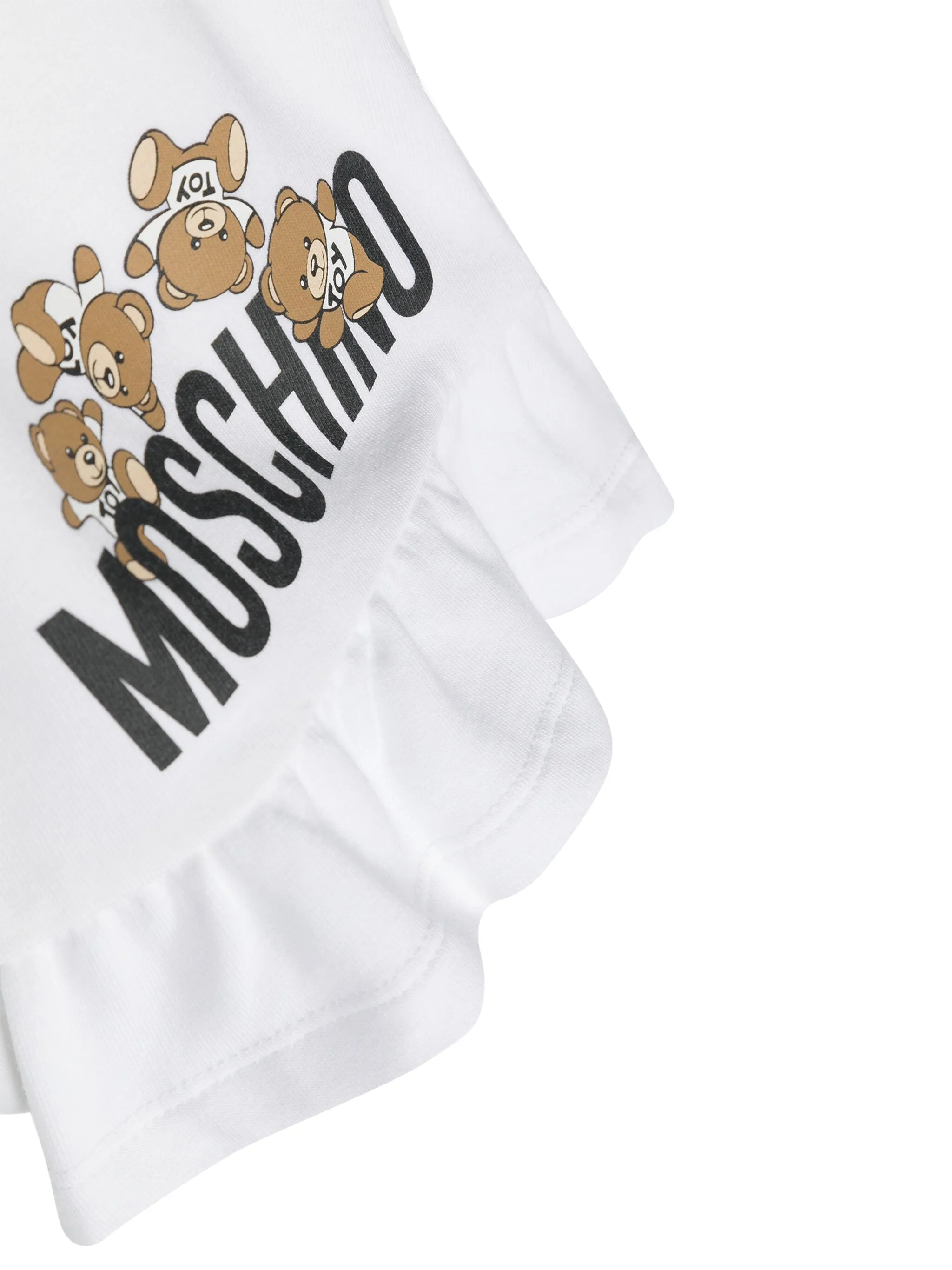 Шорты Teddy Bear Moschino Kids, белый — фото 3