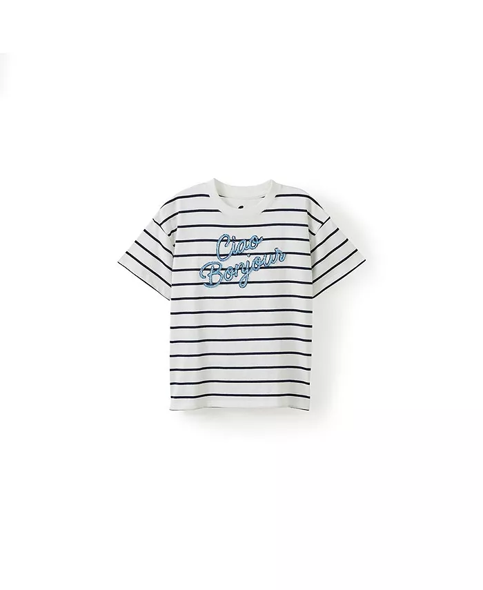 

Футболка с коротким рукавом Livvy Lux для маленьких девочек COTTON ON, синий