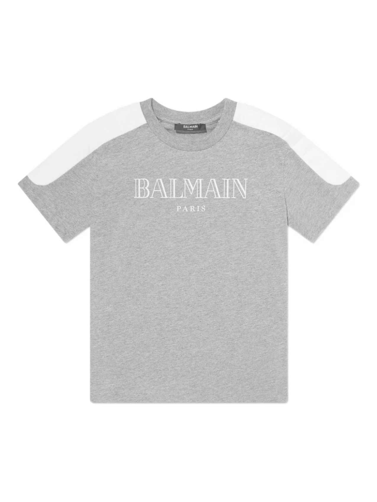 

Футболка с логотипом Balmain Kids, серый