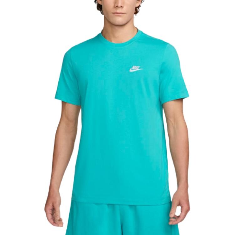 

Одежда Футболка мужская синяя Nike, синий