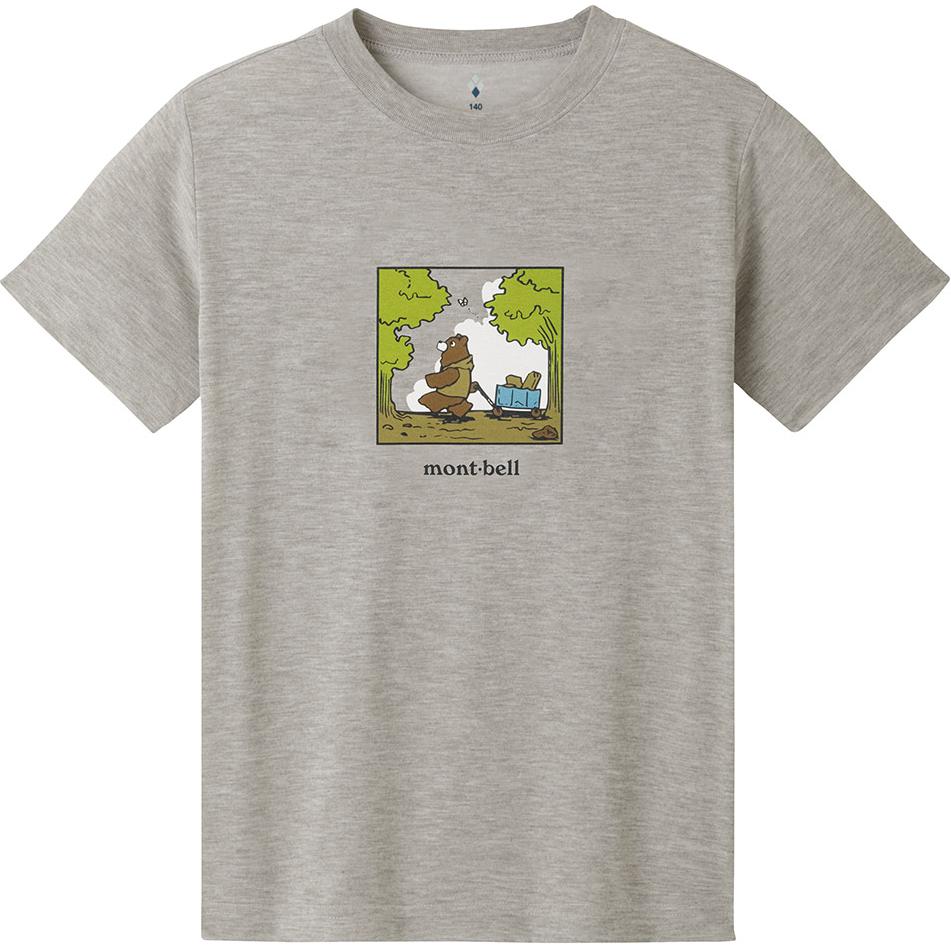 

Детская футболка MONTBELL, светло-серый