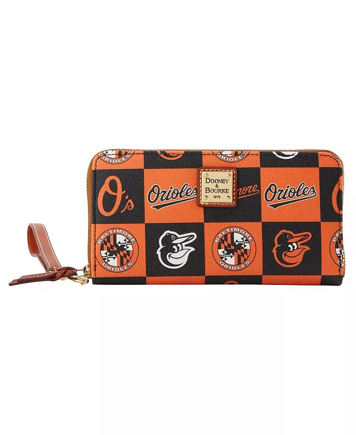 

Женская футболка Baltimore Orioles Game Day с большой застежкой-молнией Dooney & Bourke