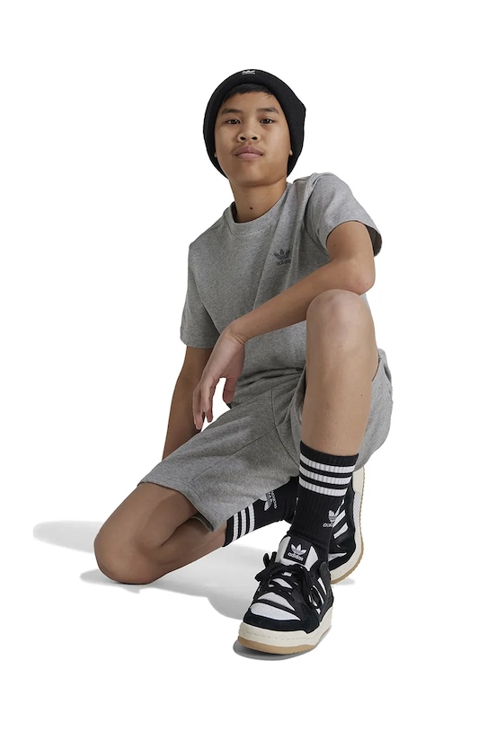 

Детская хлопковая футболка Tee Adidas Originals, серый