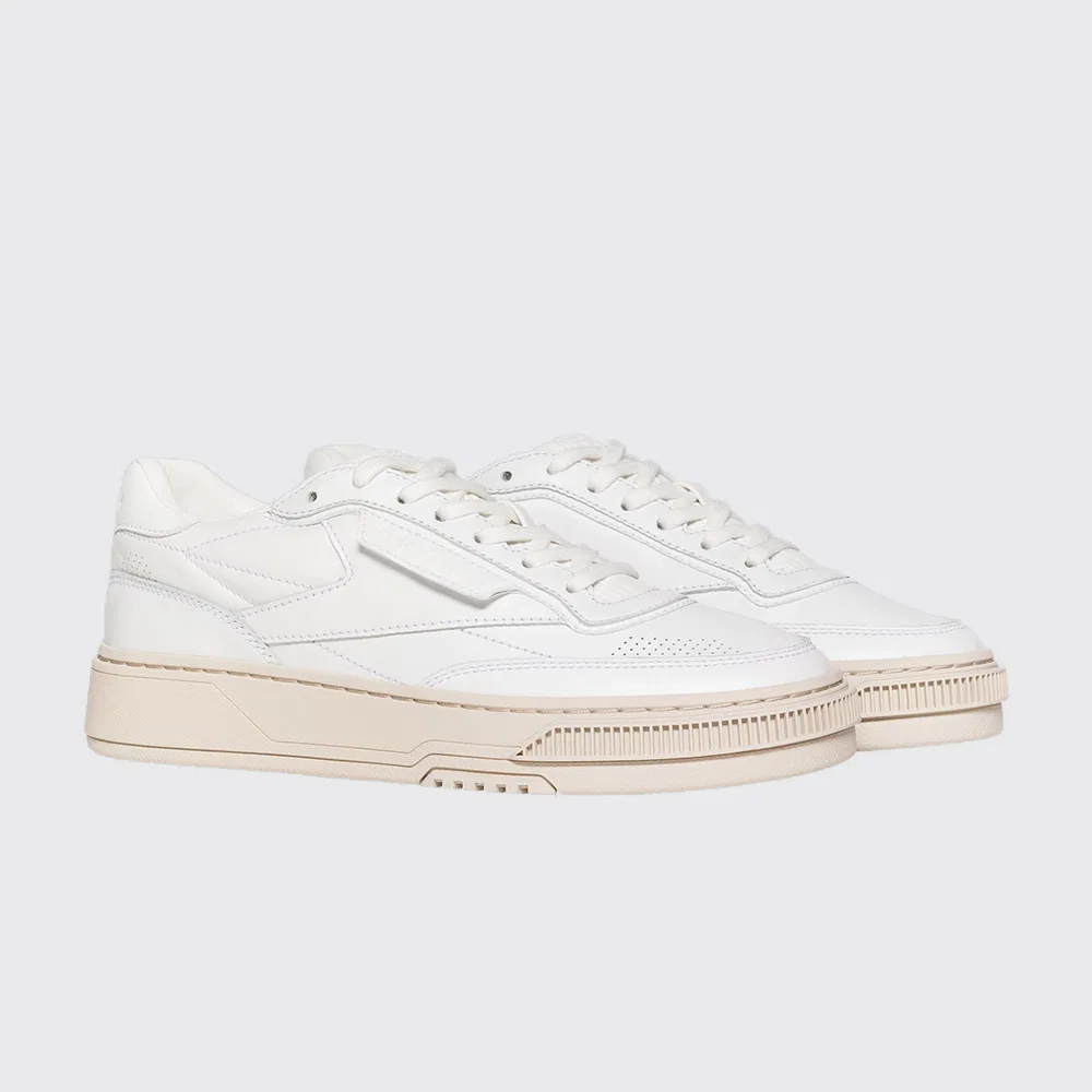 Мужские белые низкие кроссовки Reebok Club C LTD — фото 2
