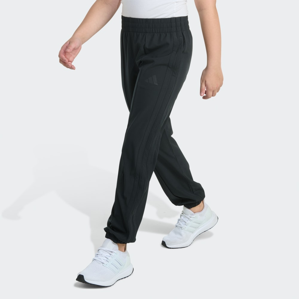 Спортивный костюм Adidas Elastic Waistband Woven 3-Stripe Pant, черный — фото 3
