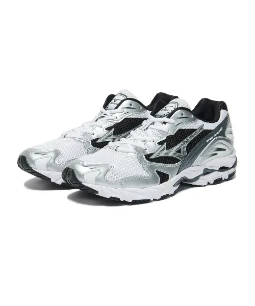 Мужские кроссовки MIZUNO WAVE RIDER 10 лёгкие чёрные