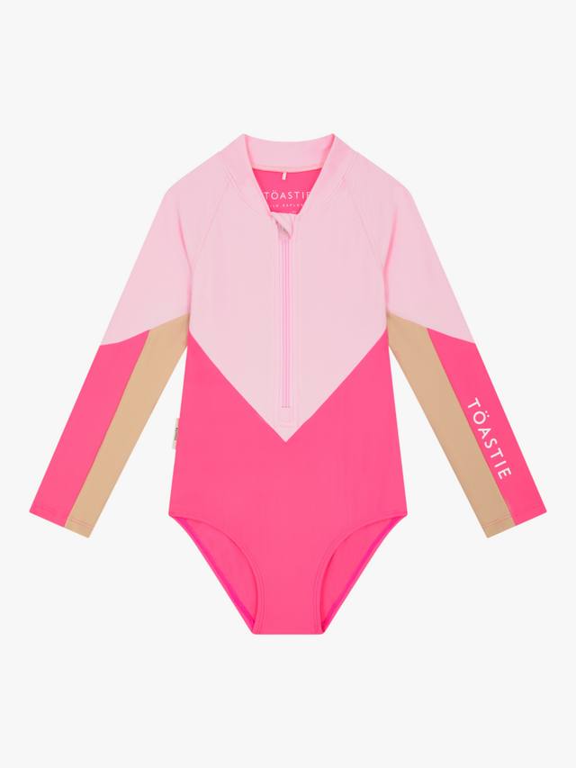 

Детский купальник с длинными рукавами и защитой от ультрафиолета Toastie, Fizzy Pink