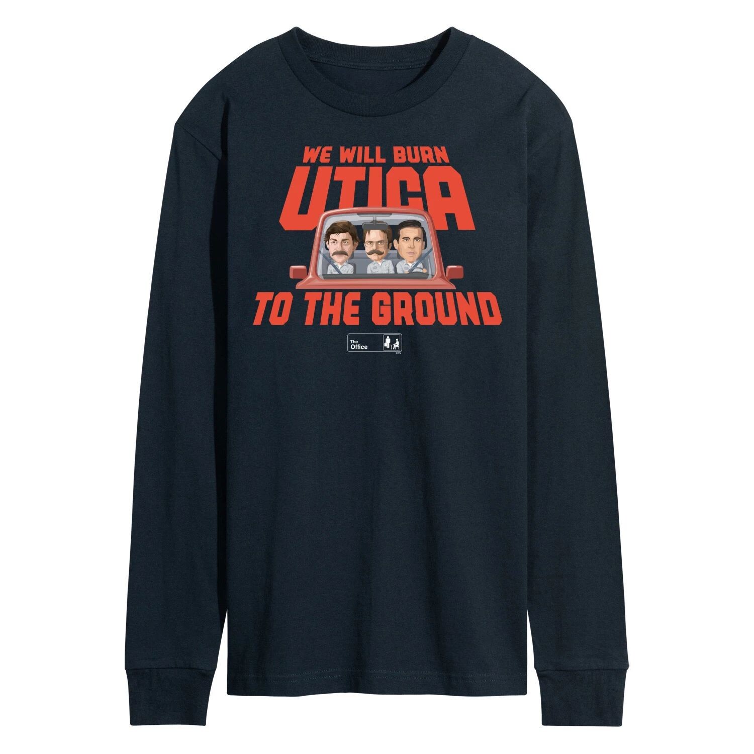 

Мужская футболка с длинным рукавом The Office Burn Utica Licensed Character