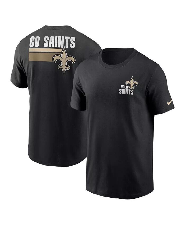 

Мужская черная футболка New Orleans Saints Blitz Essential Nike