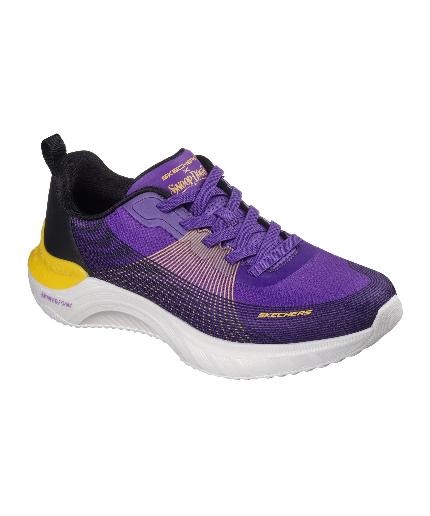 Мужские кроссовки SKECHERS Snoop Ace Cyber Walker фиолетовые