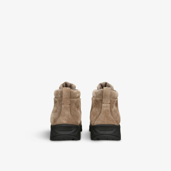 Высокие кроссовки Vetta Suede с тройной строчкой Ermenegildo Zegna, бежевый — фото 4