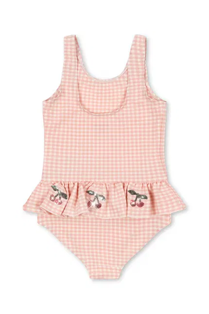 Купальник детский цельный Etta Swimsuits Konges Sløjd, розовый — фото 2