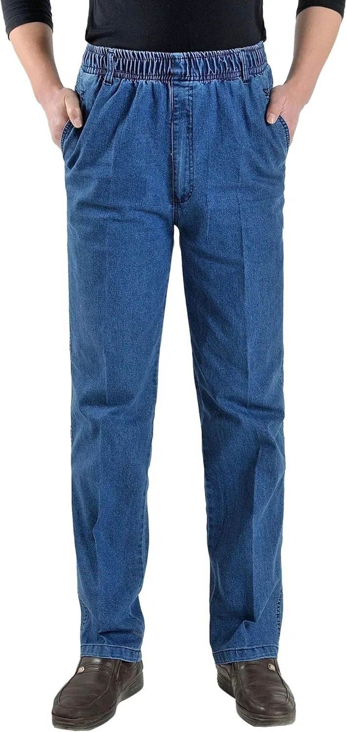Джинсы прямые широкие, Classic, Light Blue