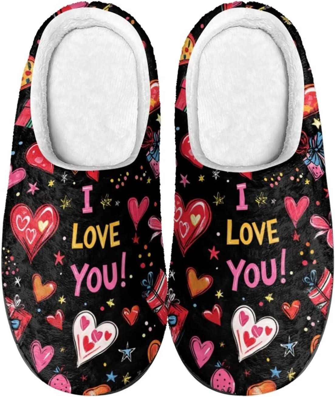 

Теплые мягкие удобные домашние тапочки DISNIMO для женщин и девушек на осень и зиму, A Valentine's Day I Love U
