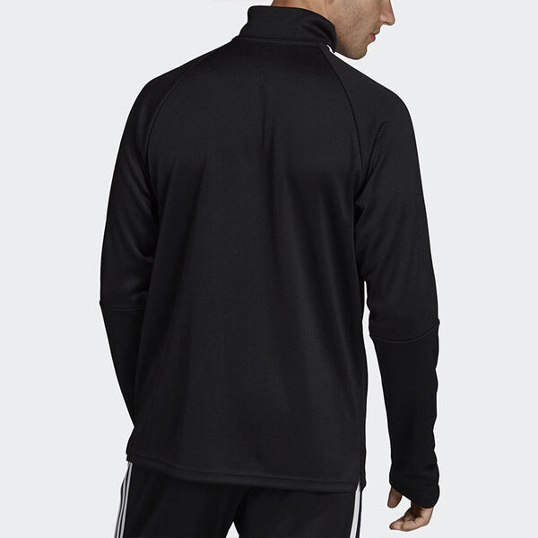 Толстовка adidas Casual Up-collarSports Sweater Men Black, черный — фото 4
