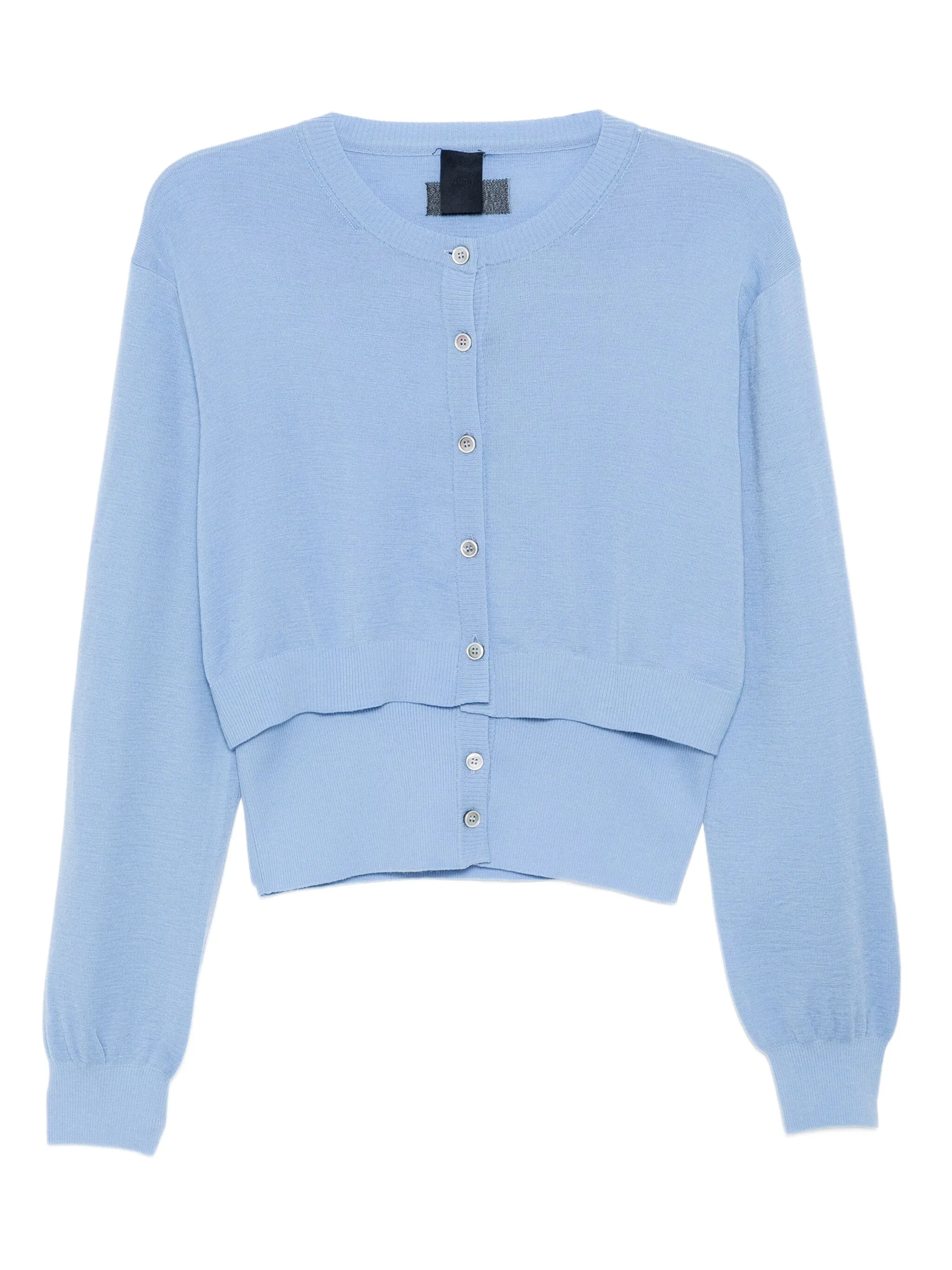 

Двухслойный кардиган Juun.J, синий