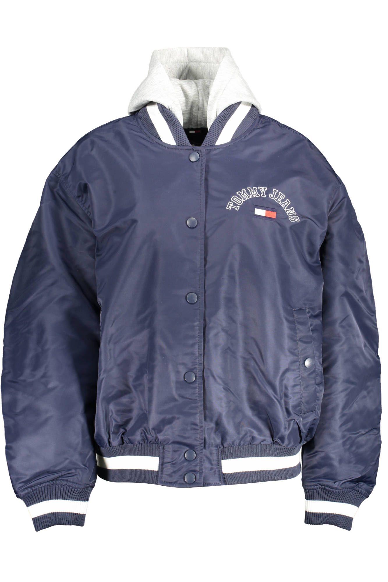 

Синяя женская куртка из полиамида Tommy Hilfiger