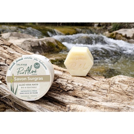 Pur Aloe Органическое мыло с алоэ вера Extra-Rich 90 г Pur Alo&Eacute — фото 3