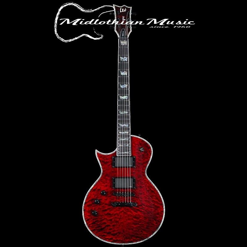 

Электрогитара ESP LTD EC-1000 - Left-Handed Electric Guitar - See Through Black Cherry Gloss Finish