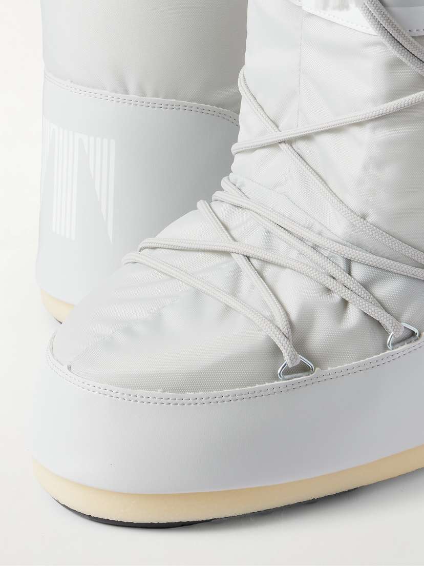 Зимние ботинки Icon из искусственной кожи и ракушек Moon Boot, серый — фото 4