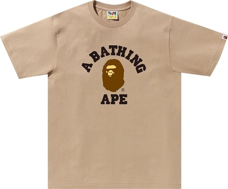 

Футболка BAPE College 'Beige', загар